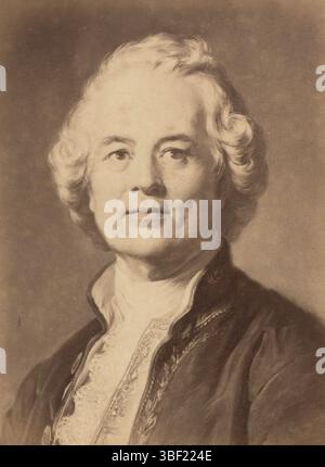 Jaeger, Carl, Bruckmann, Friedrich, Fotoreproduktion eines gemalten Porträts von Christoph Willibald von Gluck von Carl Jaeger, Recto - handgeschrieben, dieses Foto ist Teil eines Albums., Foto, Foto, Kabinettfoto, Reproduktion, Album Magazin, Fotos, Jäger pinx. Déposé Registered/ FR. Bruckmann pho[...], Recto - gedruckt, CH. W. Gluck/ 1714 - 1787, Höhe 134 mm, Breite 96 mm, Deutsch, 1814 - 1898, Fotograf, 1870 - 1890, Pappe, Fotopapier, Albumendruck, Albumindruck, 1833-10-17-1887-12-5 Stockfoto