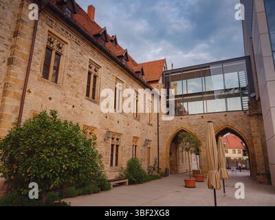 Erfurt, Deutschland - 21. Mai 2023: Augustinerkirche im Stadtzentrum, historisches Erbe. Stockfoto
