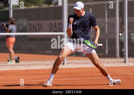 Paris, Frankreich. 30. Mai 2025. PARIS, FRANKREICH - MAI 30: Mark Wallner von Deutschland am 6. Tag der French Open 2025 in Roland Garros am 30. Mai 2025 in Paris. (Foto: Marleen Fouchier/BSR Agency) Credit: BSR Agency/Alamy Live News Stockfoto