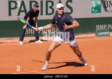 Paris, Frankreich. 30. Mai 2025. PARIS, FRANKREICH - MAI 30: Mark Wallner von Deutschland am 6. Tag der French Open 2025 in Roland Garros am 30. Mai 2025 in Paris. (Foto: Marleen Fouchier/BSR Agency) Credit: BSR Agency/Alamy Live News Stockfoto