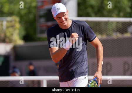 Paris, Frankreich. 30. Mai 2025. PARIS, FRANKREICH - MAI 30: Mark Wallner von Deutschland am 6. Tag der French Open 2025 in Roland Garros am 30. Mai 2025 in Paris. (Foto: Marleen Fouchier/BSR Agency) Credit: BSR Agency/Alamy Live News Stockfoto