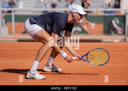 Paris, Frankreich. 30. Mai 2025. PARIS, FRANKREICH - MAI 30: Mark Wallner von Deutschland am 6. Tag der French Open 2025 in Roland Garros am 30. Mai 2025 in Paris. (Foto: Marleen Fouchier/BSR Agency) Credit: BSR Agency/Alamy Live News Stockfoto