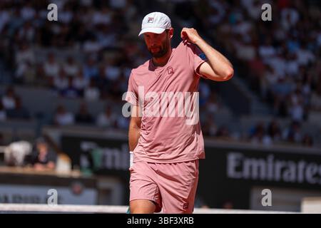 Paris, Frankreich. 30. Mai 2025. PARIS, FRANKREICH - MAI 30: Quentin Halys von Frankreich bei den French Open in Roland Garros am 30. Mai 2025 in Paris. (Foto von Marleen Fouchier/Orange Pictures) Credit: Orange Pics BV/Alamy Live News Stockfoto