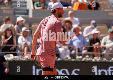 Paris, Frankreich. 30. Mai 2025. PARIS, FRANKREICH - MAI 30: Quentin Halys von Frankreich bei den French Open in Roland Garros am 30. Mai 2025 in Paris. (Foto von Marleen Fouchier/Orange Pictures) Credit: Orange Pics BV/Alamy Live News Stockfoto