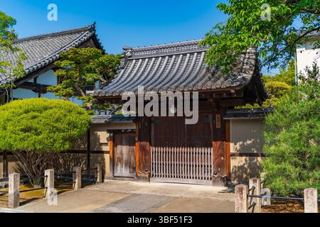 Gebäude im Gion District in Kyoto, Japan Stockfoto