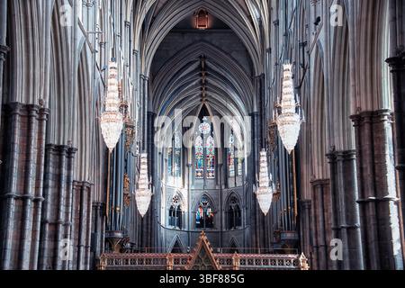 Die Westminster Abbey in London City Stockfoto
