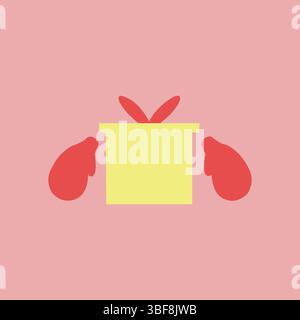 Illustration des Boxing Day Sale mit Discount-Tags und festlichem Shopping-Design. Stock Vektor