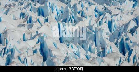 Eine abscheuliche Nahaufnahme eines Gletschers in Argentinien 5 Stockfoto