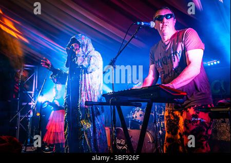 The Mighty Flux beim Bearded Theory Festival 2025 Stockfoto