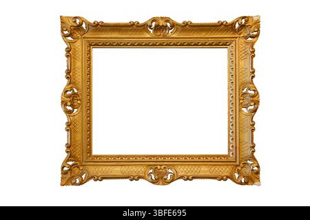 Goldener Bilderrahmen - 0104 Stockfoto