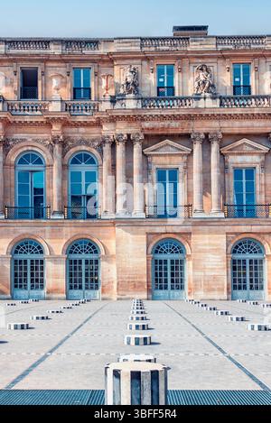 Innenhof des Palais Royal in Paris, Frankreich Stockfoto