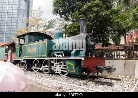 1920er Jahre Lokomotive Klasse T Nr. 321.01, ausgestellt im Nationalmuseum (Malaysia) (Muzium Negara) in Kuala Lumpur Stockfoto