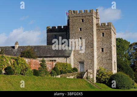 Sizergh Castle Herrenhaus, Helsington, Lake District, Cumbria, England, UK Stockfoto