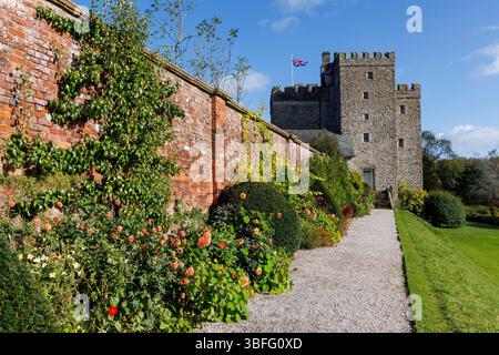 Sizergh Castle Herrenhaus, Helsington, Lake District, Cumbria, England, UK Stockfoto