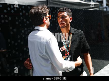 Barcelona, Spanien. Juni 2025. Jude Bellingham, Formel 1 Grand Prix von Spanien auf dem Circuit de Barcelona-Catalunya am 1. Juni 2025 in Barcelona, Spanien. (Foto von HOCH ZWEI) Credit: dpa/Alamy Live News Stockfoto