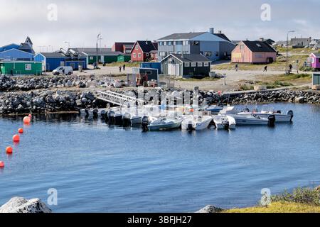 Nanortalik, Grönland Stockfoto
