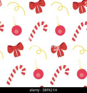 Isolierte Vektor-Illustration festlicher Elemente für Weihnachten und Feiertage. Ideal für Grußkarten, Banner und Etiketten. Stock Vektor