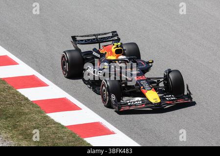 Montmelo, Barcelona, Spanien. Juni 2025. Juni 2025, Barcelona, Spanien: F1 Grand Prix Training in Spanien; Yuki Tsunoda aus Japan fährt mit dem (22) Oracle Red Bull Racing RB21 auf der Strecke. (Kreditbild: © Jan Kolodziej/ZUMA Press Wire) NUR REDAKTIONELLE VERWENDUNG! Nicht für kommerzielle ZWECKE! Stockfoto