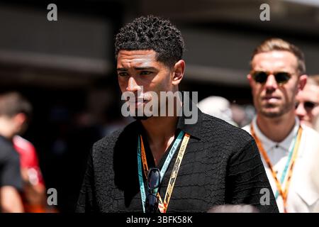 Montmelo, Barcelona, Spanien. Juni 2025. Juni 2025, Barcelona, Spanien: F1 Grand Prix Training in Spanien; .Jude Bellingham, Spieler von Real Madrid. (Kreditbild: © Jan Kolodziej/ZUMA Press Wire) NUR REDAKTIONELLE VERWENDUNG! Nicht für kommerzielle ZWECKE! Stockfoto