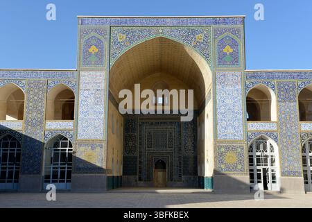 Iran, Kerman, La Mosquée du Vendredi (Mosquée Jameh) / Jameh Moschee in Kerman, Iran. Stockfoto