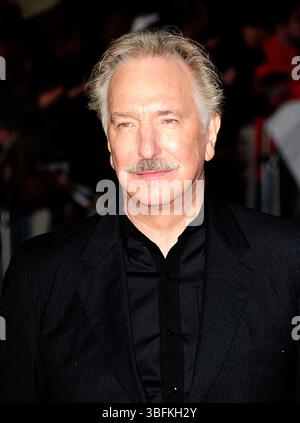 Alan Rickman bei der Weltpremiere von „Gambit“ am Empire Leicester Square in London - 07. November 2012 Stockfoto