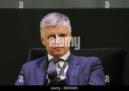 Der ehemalige ukrainische Botschafter im Vereinigten Königreich (2020-2023), Wadym Prystaiko, nimmt am 31. Mai 2025 am Sicherheitsforum des Schwarzen Meeres 2025 in Odesa, Ukraine, Teil. (Foto: Nina Liashonok/Ukrinform) Stockfoto