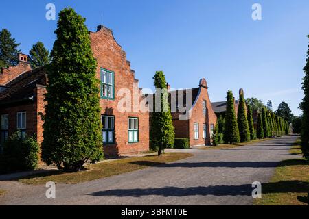 Hollaendisches Etablissement im Neuen Garten, Potsdam, Brandenburg. Haeuser des Hollaendischen E Stockfoto