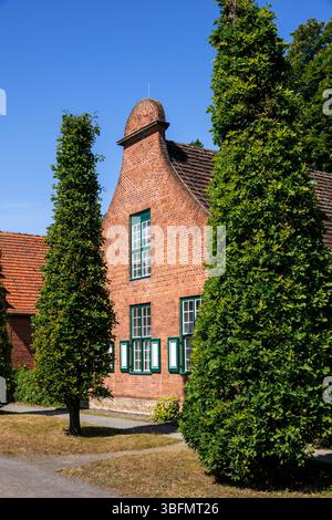 Hollaendisches Etablissement im Neuen Garten, Potsdam, Brandenburg. Haeuser des Hollaendischen E Stockfoto