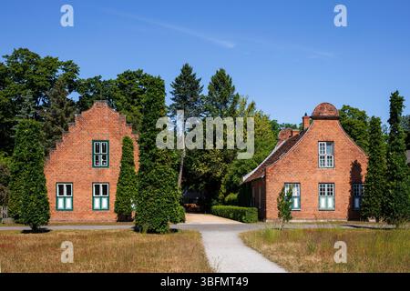 Hollaendisches Etablissement im Neuen Garten, Potsdam, Brandenburg. Haeuser des Hollaendischen E Stockfoto