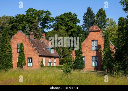 Hollaendisches Etablissement im Neuen Garten, Potsdam, Brandenburg. Haeuser des Hollaendischen E Stockfoto