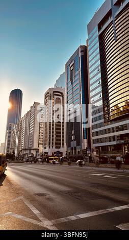 Landschaften Von Abu Dhabi Stockfoto
