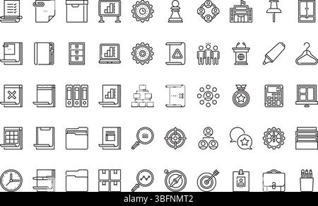 Organisationssymbole Symbole einfaches Vektorsymbol. Illustration Symbol Design Vorlage für Web Mobile UI Element. Stock Vektor