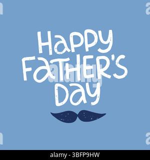 Illustration zum Feiertag des Happy Vathers Day Stock Vektor