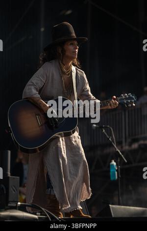Linda Perry von 4 Non Blondes tritt am 2. Tag des BottleRock Napa Valley Music Festivals auf der Napa Valley Expo am 24. Mai 2025 in Napa, Kalifornien, auf. Foto Stockfoto