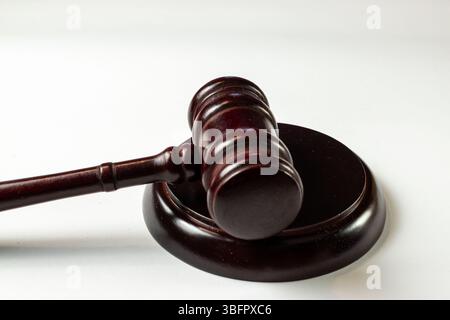 Hamel und weißer Hintergrund Stockfoto