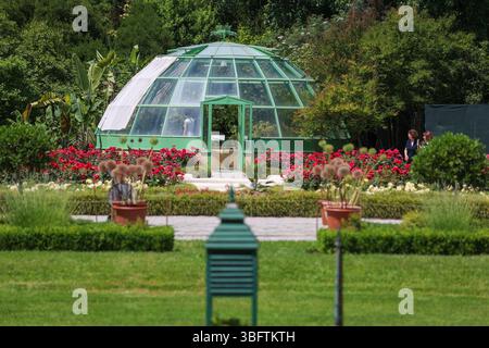 Sommerwetter im Botanischen Garten in Zagreb, Kroatien am 03. Juli 2025. Foto: Sanjin Strukic/PIXSELL Stockfoto