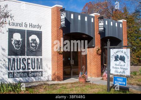 Laurel and Hardy Museum in Harlem, Georgia Stockfoto