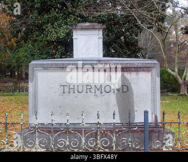 Strom Thurmonds Grab in Edgefield, South Carolina Stockfoto