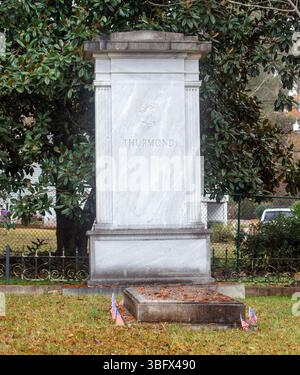 Strom Thurmonds Grab in Edgefield, South Carolina Stockfoto