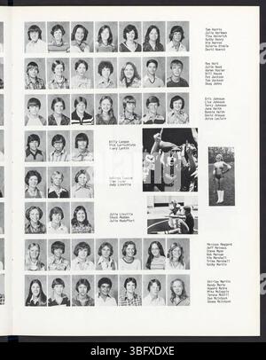 Seite 59 des Jahrbuchs der Edgewood High School 1978, mit Schwerpunkt auf die Seniorenklasse und ihre unvergesslichen Momente. Stockfoto