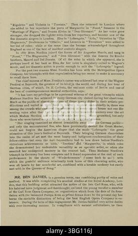 Seite 25 des 7. Mai Music Festivals, das am 13. Mai 1895 stattfindet, bietet eine Vielzahl von Aufführungen, die den Maennerchor und andere Gruppen der deutsch-amerikanischen Gemeinschaft zeigen und die kulturelle Vielfalt Indianapolis feiern. Stockfoto