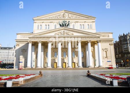 Bolschoi-Theater in Moskau, Russland, Europa Stockfoto