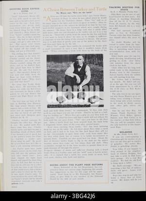 Der Jeffrey Service, ein von der Jeffrey Company von 1914 bis 1922 veröffentlichter Newsletter, enthielt Nachrichten über Bergbaumaschinen, Mitarbeitergeschichten, gesellschaftliche Ereignisse und Berichte über den Ersten Weltkrieg sowie Fotos von Arbeitern und Anlagenbetrieben. Stockfoto