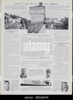 Der Band von September 1919 bis August 1920 des Jeffrey Service umfasste wichtige Ereignisse in der Unternehmensgeschichte, darunter soziale Aktivitäten, Sportveranstaltungen und aktuelle Ereignisse aus Kriegszeiten. Mit Fotografien, die Mitarbeiter, ihre Familien und den Betrieb der Werke zeigen, bietet die Publikation wertvolle Einblicke in das tägliche Leben der Arbeiter der Jeffrey Company und ihre Beteiligung am Gemeindeleben während des Ersten Weltkriegs Stockfoto