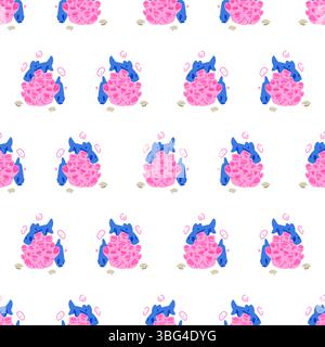 Nahtloses Korallenriff-Fischmuster Stock Vektor