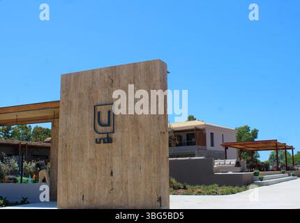 Das neu eröffnete UNDA Hotel, Roda, Korfu, Griechenland Stockfoto