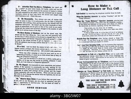 Seite 4 des Telefonverzeichnisses Columbus Central Union 1908 enthält eine fortlaufende alphabetische Aufzeichnung der Telefonteilnehmer, die sowohl private als auch geschäftliche Listen umfasst. Stockfoto