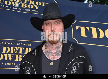 Nashville, USA. Juni 2025. Bones Owens kam am 30. Juni 2025 zur Eröffnung der Detroit Cowboy in Nashville, TN © Tammie Arroyo/AFF-USA.com Credit: AFF/Alamy Live News Stockfoto