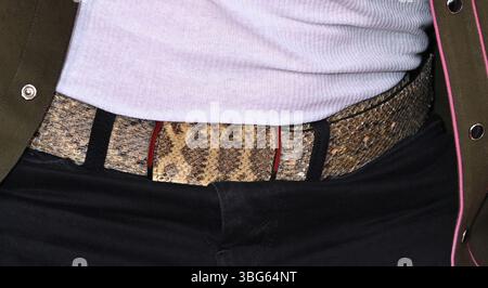 Nashville, USA. Juni 2025. Kid Rock's Snakeskin Belt bei der Eröffnung von „The Detroit Cowboy“ am 30. Juni 2025 in Nashville, TN © Tammie Arroyo/AFF-USA.com Credit: AFF/Alamy Live News Stockfoto