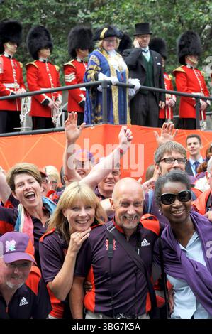 Atmosphäre bei der Olympic Celebration Parade 2012 in London - 10. September 2012 Stockfoto